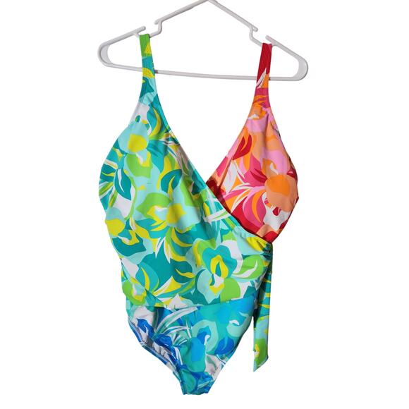 Women's Plus swimsuit Bleu by Rod Beattie size 20W - Picture 1 of 5